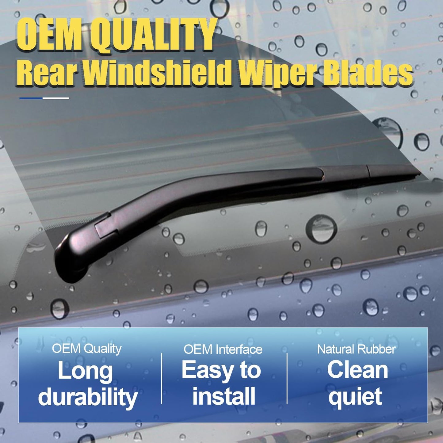 2 Wipers Factory Replacement For Volvo C30 S40 V50 V60 S80 C70 V70 XC70 XC60 Original Equipment Windshield Wiper Blade Set - 26"/20" (Set of 2) Top Lock