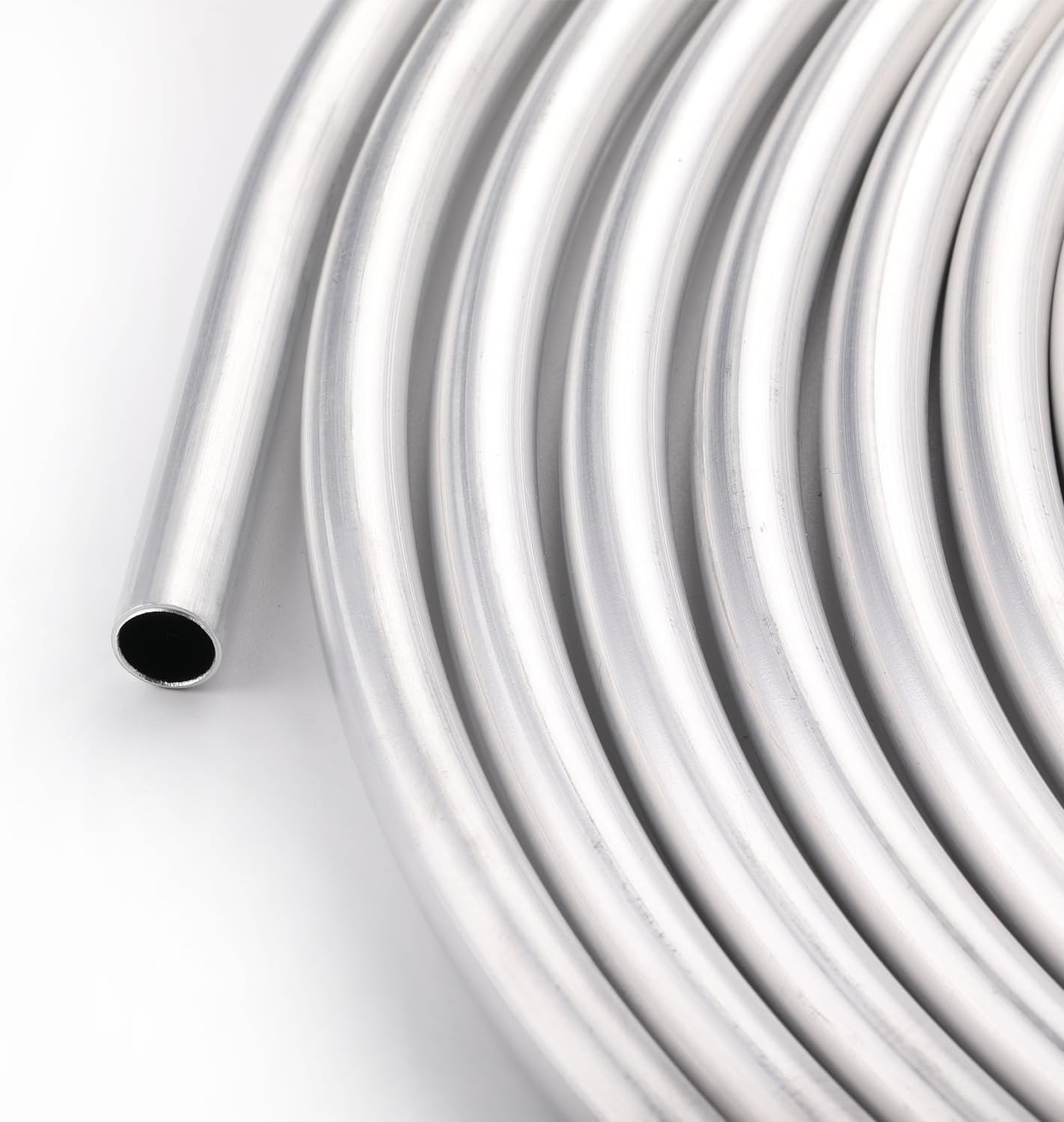 5/16" OD Aluminum Hard Fuel Line Hardline Tube Tubing Coil 25 Feet Roll