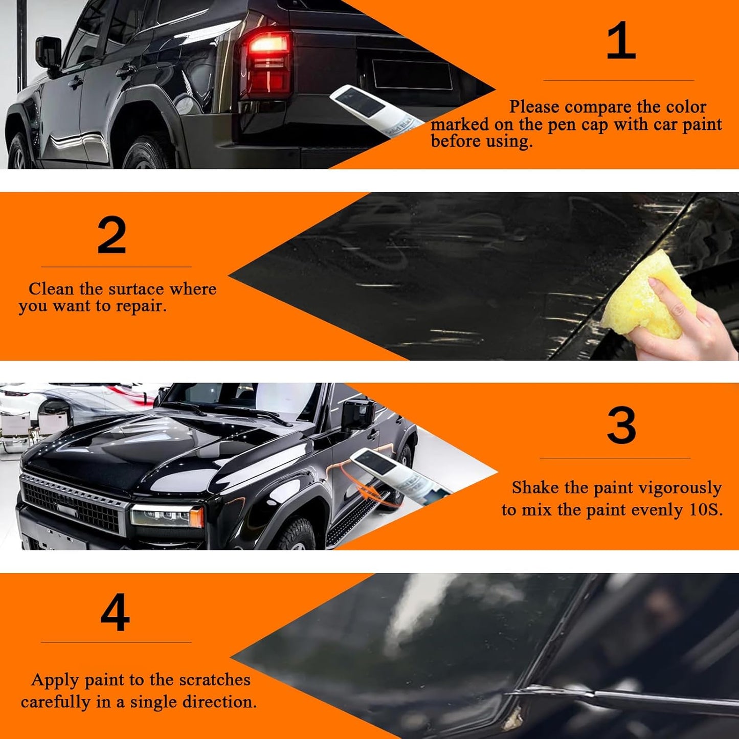 3Q3 Dark Red/Salsa Red Pearl Touch Up Paint for Toyota, Car Paint Pen Scratch Repair Two-In-One Touch Up Paint, Premium Car Scratch Remover for Deep Scratches