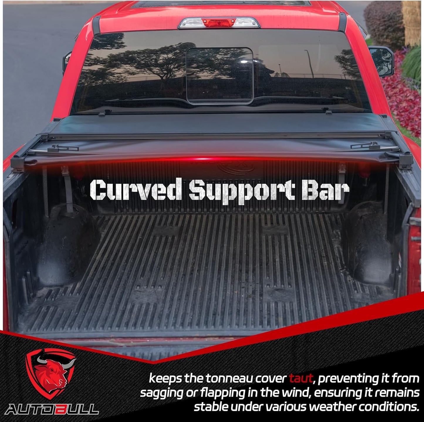 Soft Quad Fold tonneau Cover Compatible with 2022-2025 Toyota Tundra 6.5ft Bed, Vinly Top Alloy Steel Structure