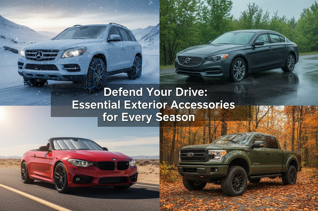 Defend Your Drive: Essential Exterior Accessories for Every Season