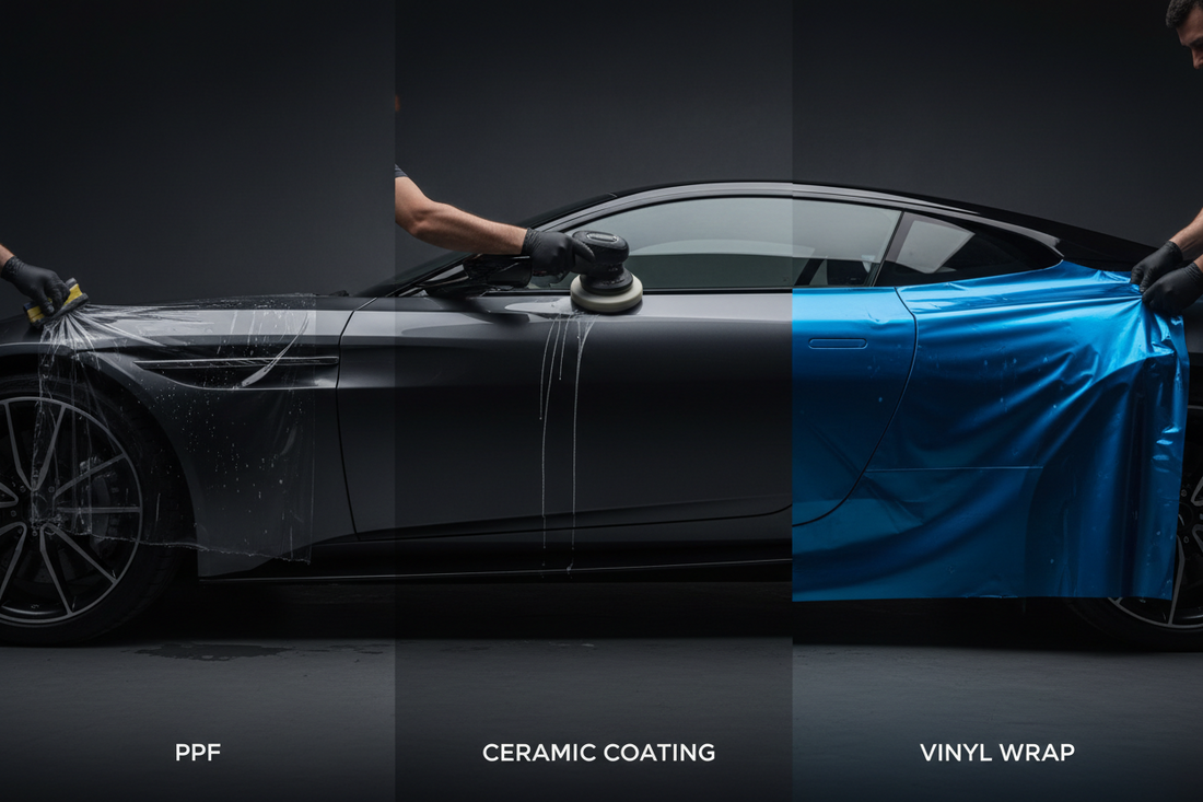 PPF vs. Ceramic Coating vs. Vinyl Wraps: Which Paint Defense Do You Actually Need?