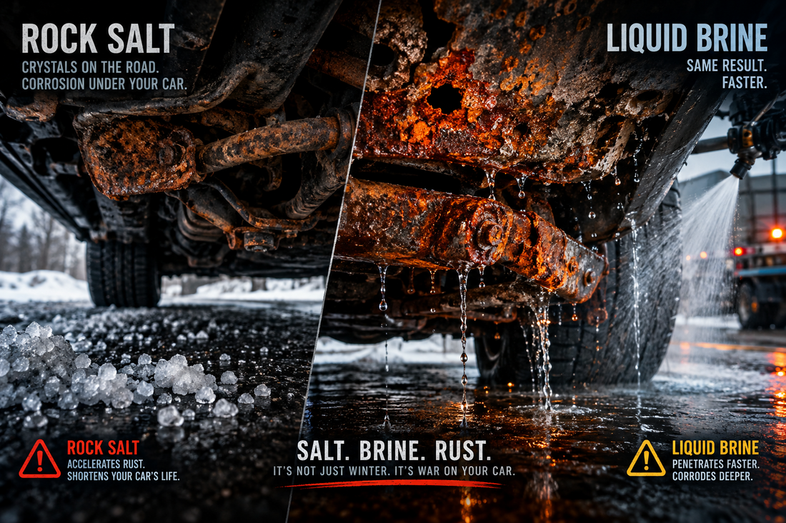The Chemical Trap: Why Liquid Road Brine is Rusting Your Vehicle Faster Than Traditional Salt