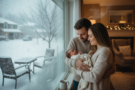 The First Snowstorm After We Became Parents