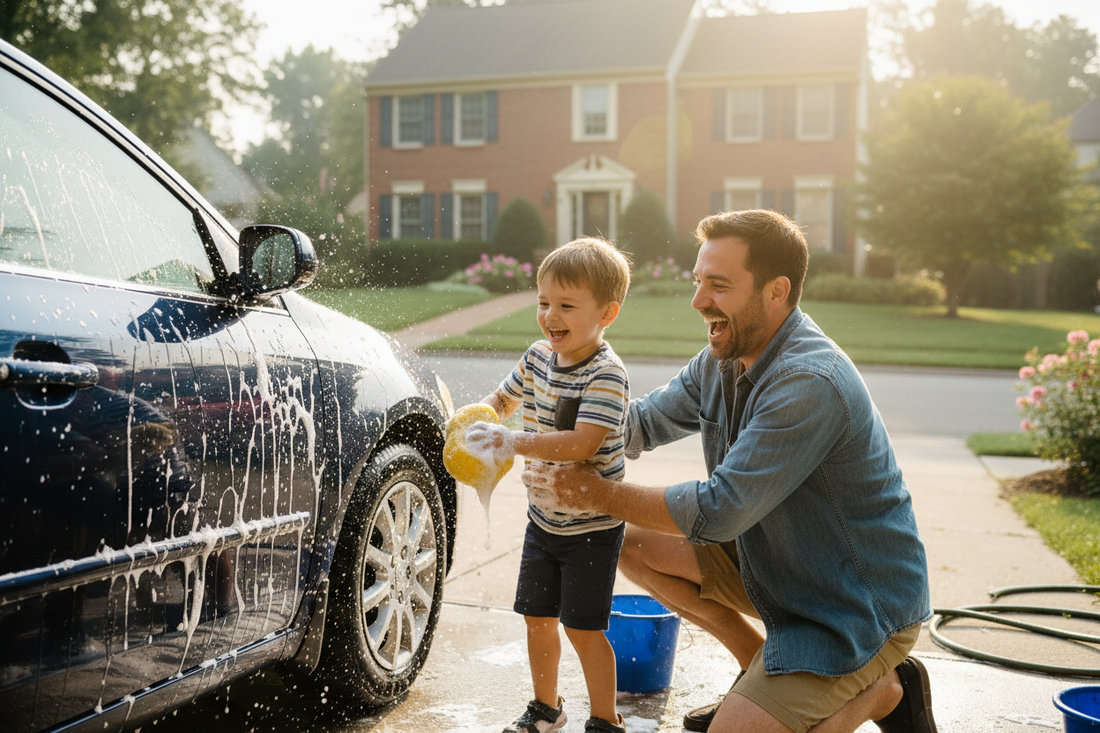 The Morning My Son Asked to Help Wash the Car