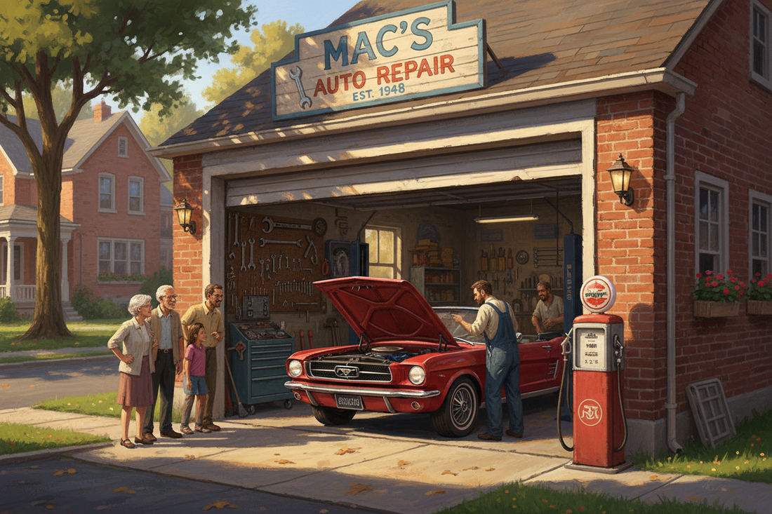 The Small Garage Where a Neighborhood Learned to Love Cars