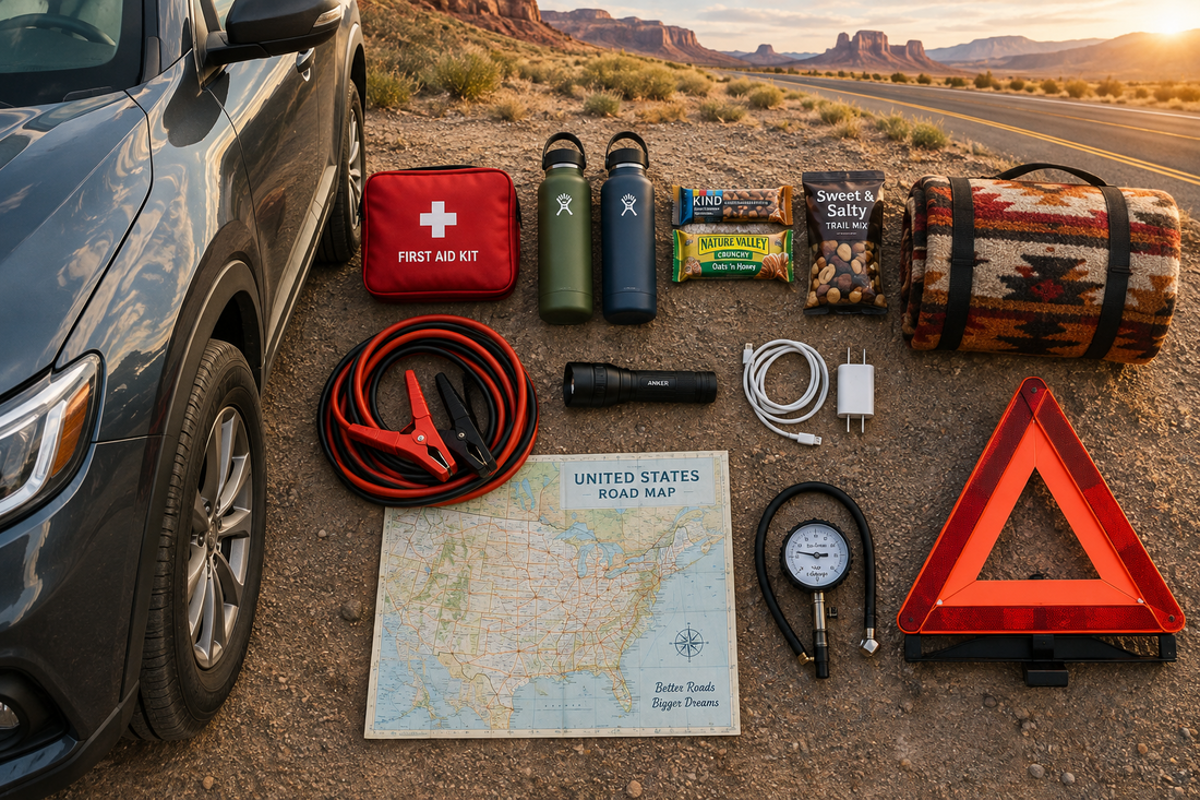 What Should Actually Be in Your Car Before a Long Road Trip?