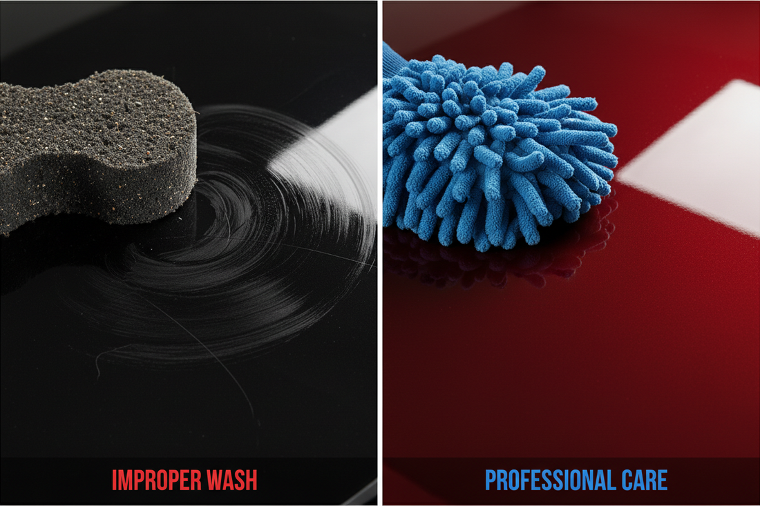 Why You Should Never Wash Your Car with a Sponge (And What to Use Instead)