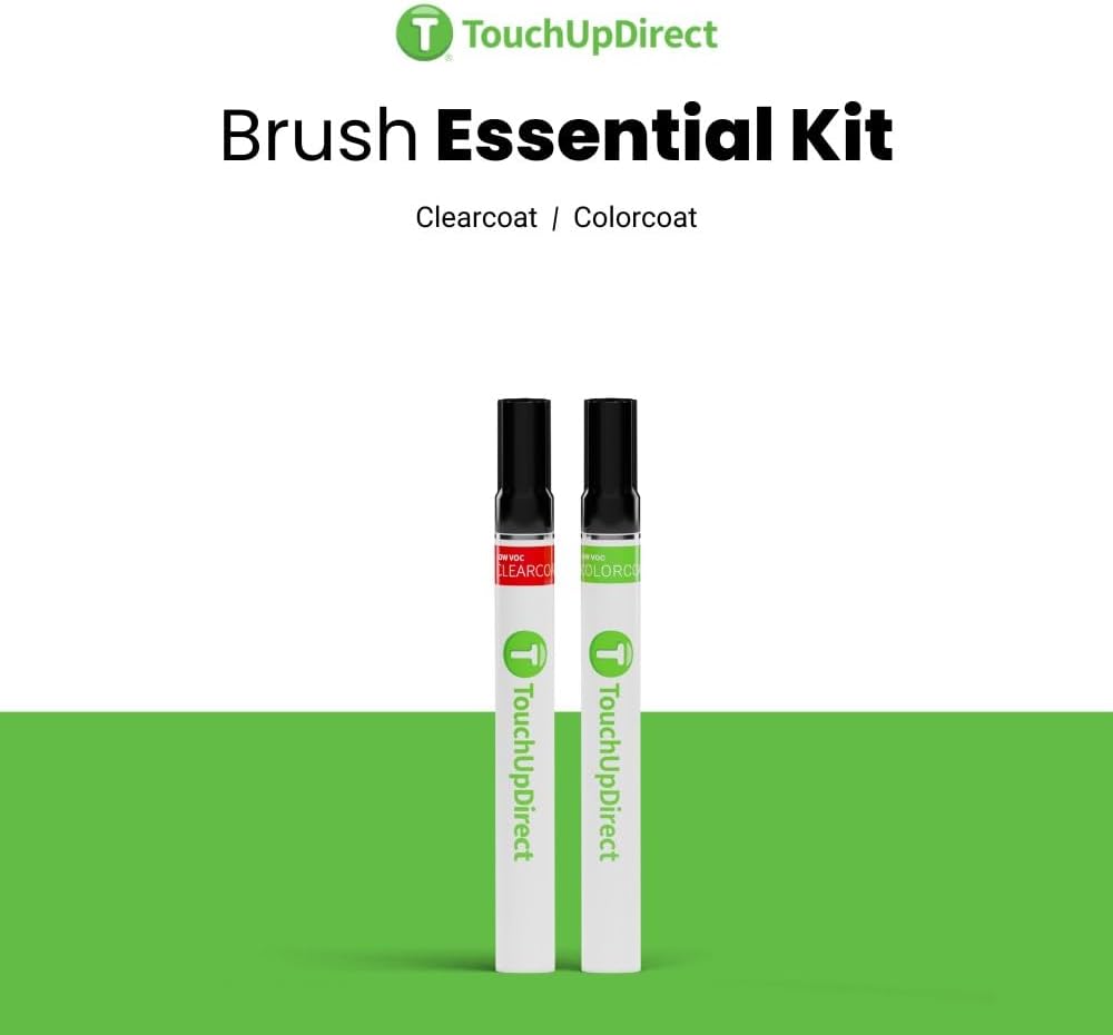 TouchUpDirect 8T7 Blue Streak Metallic Compatible with Toyota Exact Match Touch Up Paint Brush - Essential Kit