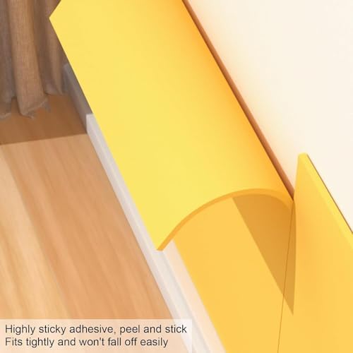 Self-Adhesive Rubber Foam Wall Protectors - 39.3x39.3in (100x100cm) - Grey Foam Shields for Garage, Studio & Gym Wall Damage Prevention