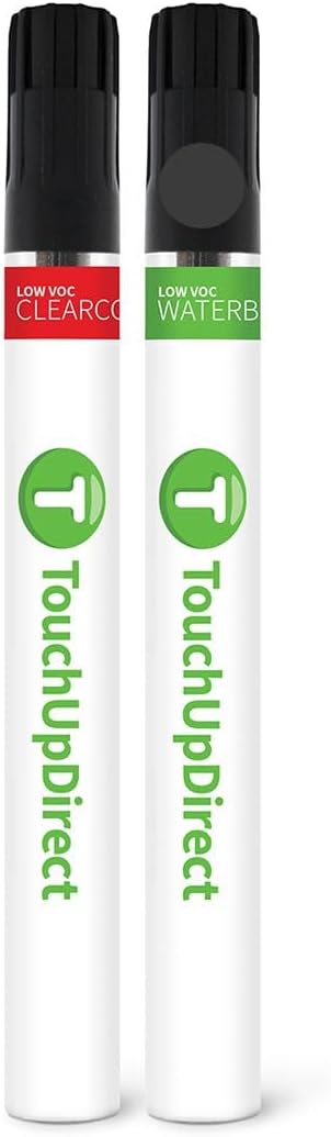 TouchUpDirect 1M1 Smoke Compatible with Toyota Exact Match Touch Up Paint Brush - Essential Kit