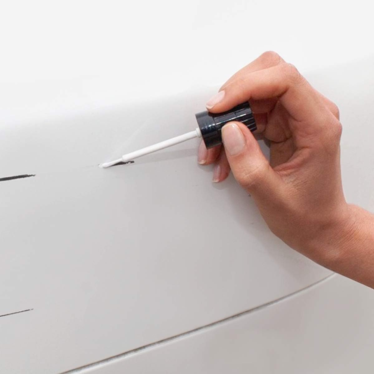 TouchUpDirect 8S6 Dark/Nautical Blue Metallic Compatible with Toyota Exact Match Touch Up Paint Brush - Essential Kit