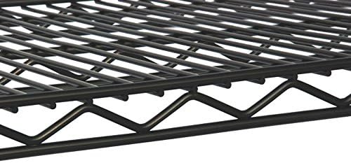 Omega 14" Deep x 24" Wide x 54" High 3 Tier Black Starter Shelving Unit