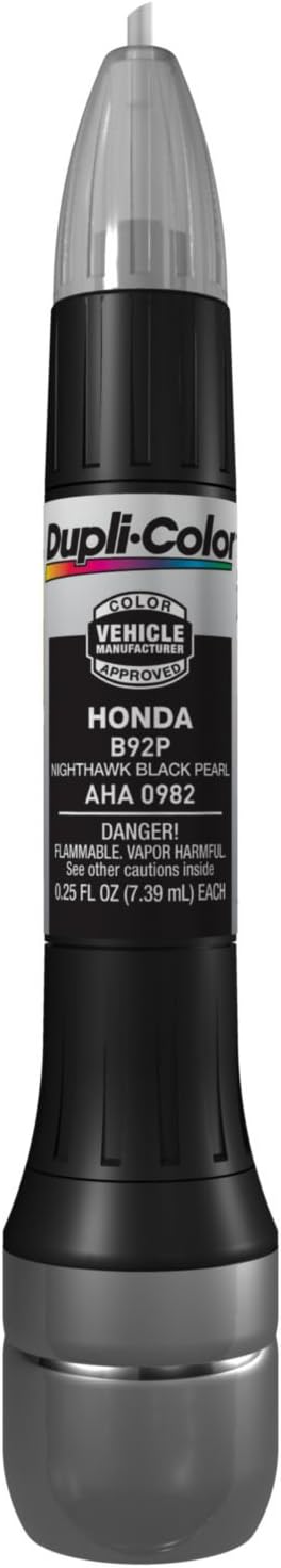 Dupli-Color AHA0982 Scratch Fix All-In-1 Exact-Match Automotive Touch-Up Paint – Honda Nighthawk Black Pearl – 0.25 oz. Paint Pen