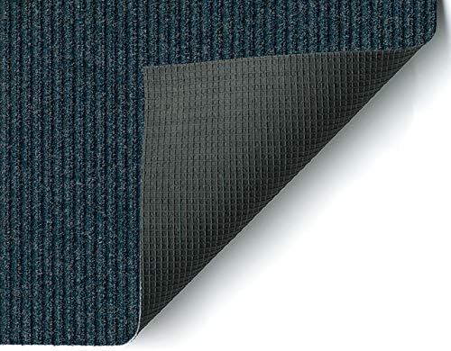 KOECKRITZ Heavy Duty Durable All Weather Indoor/Outdoor Non Slip Entrance Mat Rugs and Runners for Office Business Building Home Garage Front Door - 2' x 5' Blue