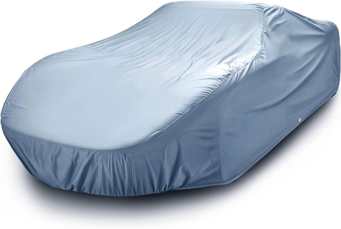 iCarCover Premium Car Cover for 1946-1952 Pontiac Streamliner Heavy Duty Waterproof All-Weather Automobiles Custom Fit Indoor Outdoor UV Snow Protection Covers with Straps and Bag
