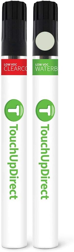 TouchUpDirect 1C0 Silver/Milienium Silver Metallic Compatible with Toyota Exact Match Touch Up Paint Brush - Essential Kit