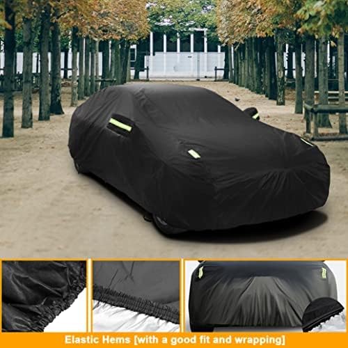 Custom Car Cover Compatible with Ford Mustang 2025-1994 1965-1973 Convertible Coupe, Waterproof All Weather Mustang Cover with Cotton Lining, Heavy Duty Rain Snow Sun UV Covers for Outdoor