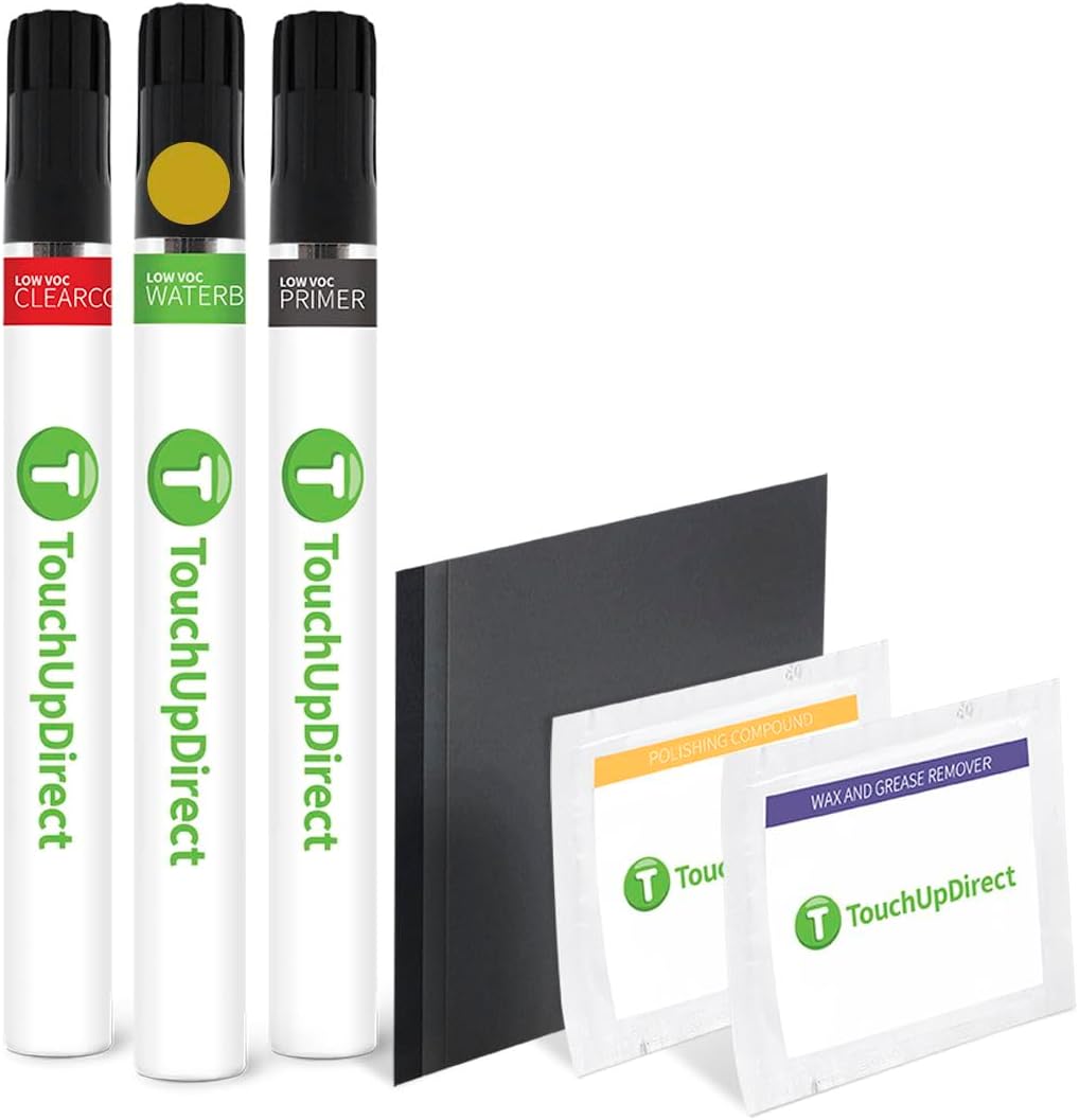 TouchUpDirect 5C2 Acidic Blast Compatible with Toyota Exact Match Touch Up Paint Brush - Platinum Kit