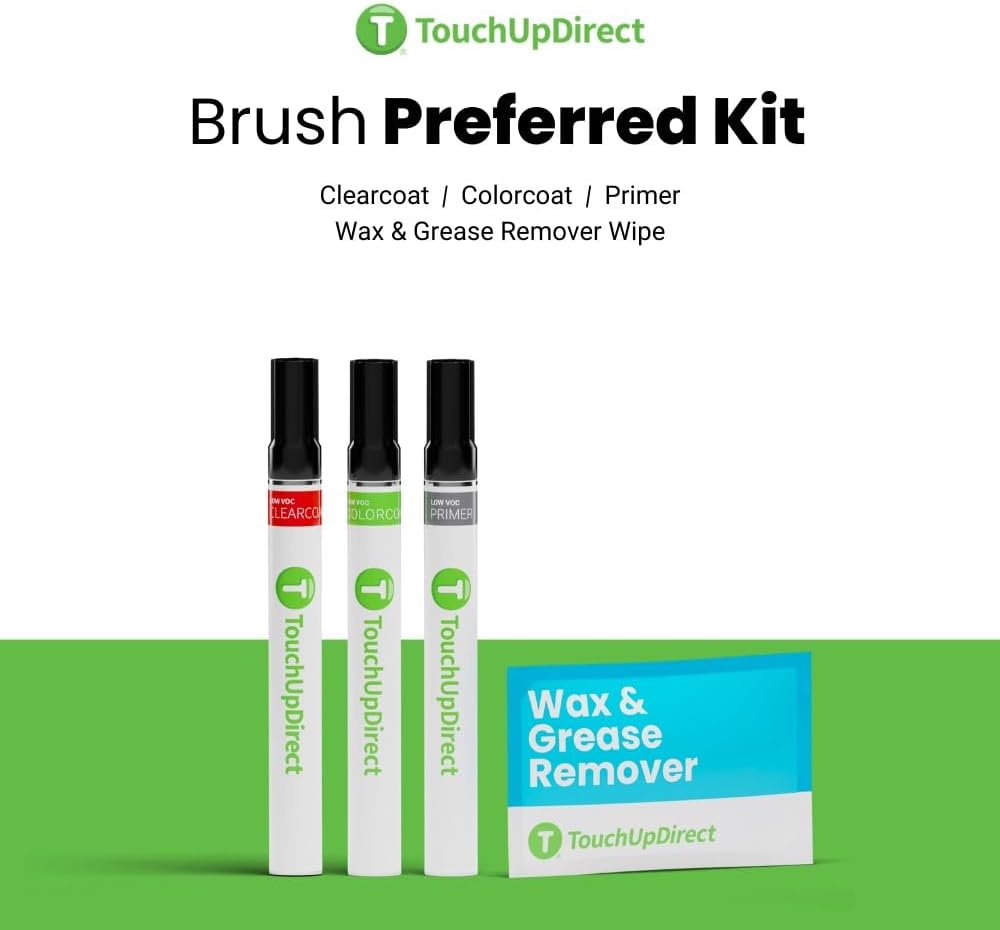 TouchUpDirect 4X4 Smoked Mesquite Compatible with Toyota Exact Match Touch Up Paint Brush - Preferred Kit