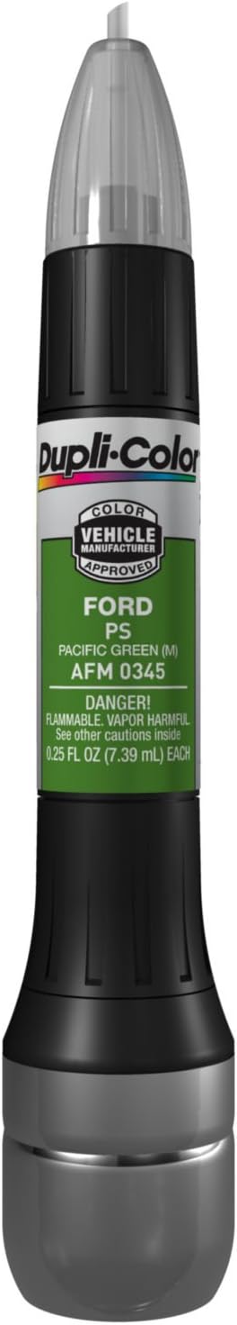 Dupli-Color AFM0345 Scratch Fix All-In-1 Exact-Match Automotive Touch-Up Paint – Ford Pacific Green – 0.25 oz. Paint Pen