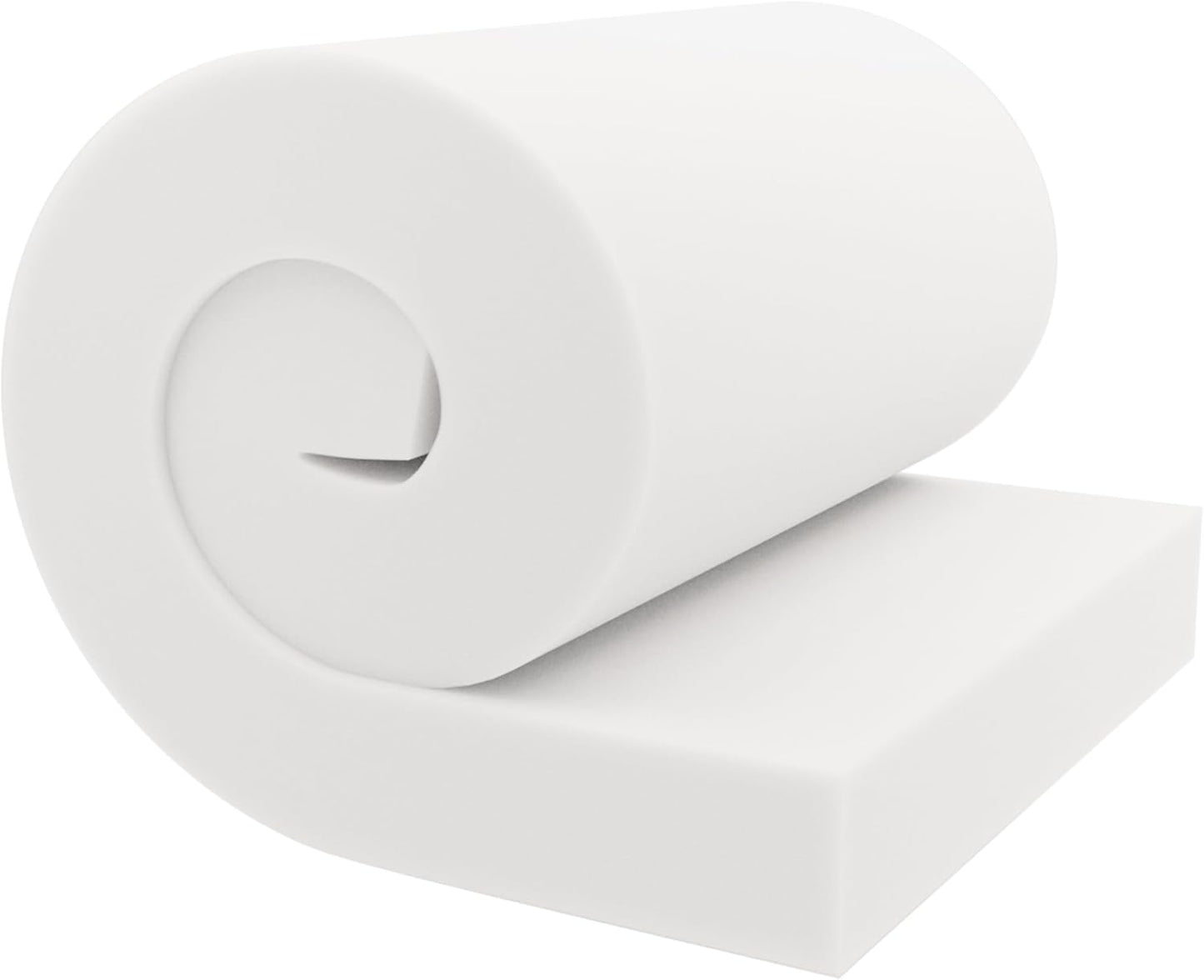 GoTo Foam 6" Height x 24" Width x 72" Length 44ILD (Firm) Upholstery Cushion Made in USA