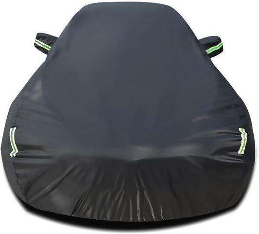 Upgraded Car Cover Compatible with BMW 5 Series(2003-2025) M5 Sedan/ 6 Series(2003-2024) 8 Series(2018-2025) M6 M8, Waterproof Car Covers with Cotton Lining, Outdoor Rain Snow Sun UV Cover
