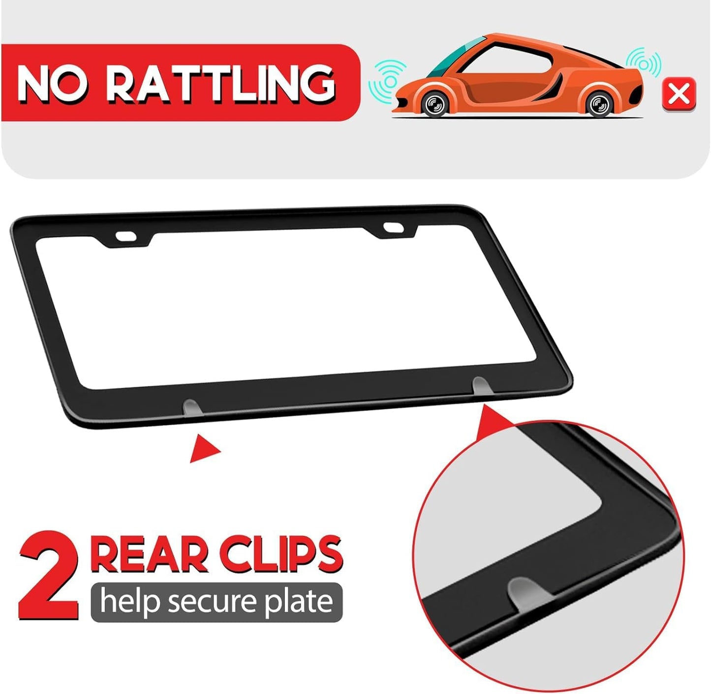 2 Pcs Sage Green Floral License Plate Frame Plant Flowers Stainless Steel License Plate Frames Holder Covers Auto Parts Decoration with Screws License Plate Holder for Car Accessories 12x6 Inch