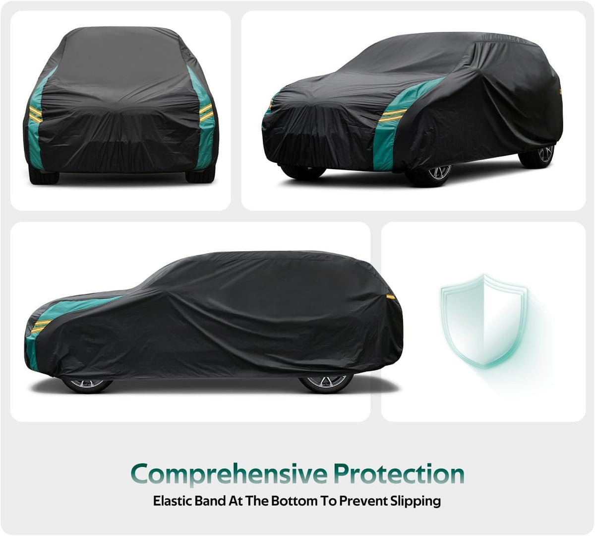 SUV Car Cover Custom Fit for Subaru Crosstrek(2012-2025), Waterproof All Weather for Automobiles, Outdoor Full Cover with Windproof Clip Straps.