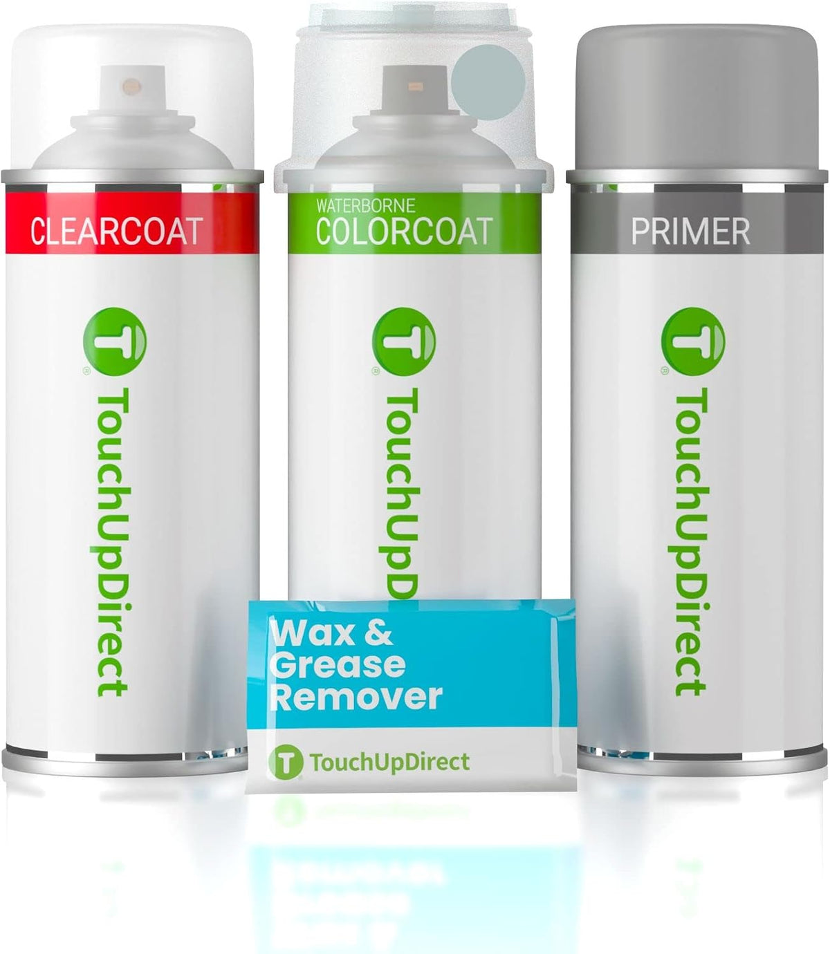 TouchUpDirect 8R5 Blue Mirage Metallic Compatible with Toyota Exact Match Touch Up Paint Aerosol - Preferred Kit