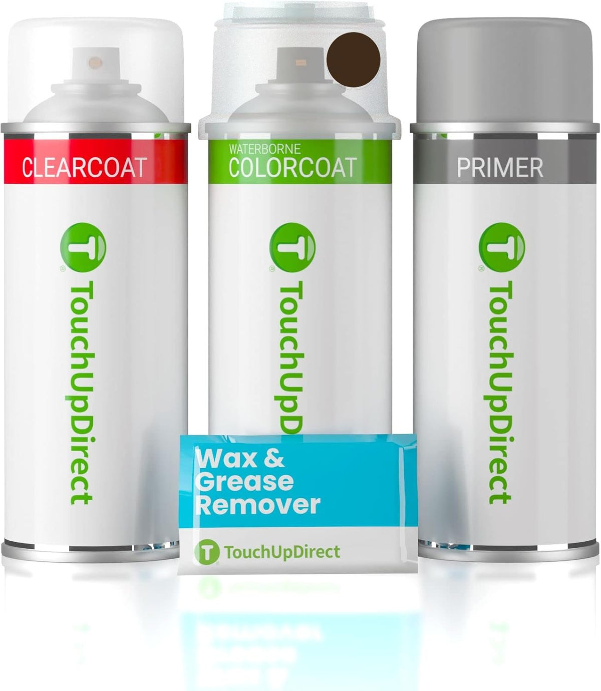 TouchUpDirect 4X4 Smoked Mesquite Compatible with Toyota Exact Match Touch Up Paint Aerosol - Preferred Kit