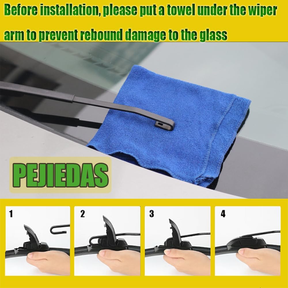 OEM Quality Front Wiper Blades, Replacement for 2018-2007 Nissan Altima/ 2020-2009 Nissan Maxima, OE Original Style (28 Inch + 16 Inch Front Wiper Blades)