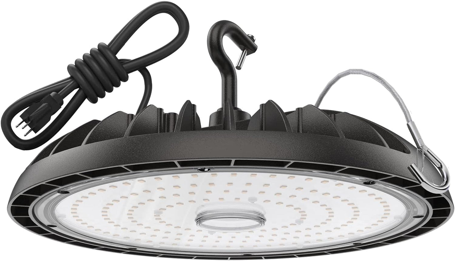 Led High Bay Light 150W, 5000K Bright High Bay Led Lights 22500LM, Durable UFO Bay Lighting (150LM/W) for Workshop, Garage, Barn