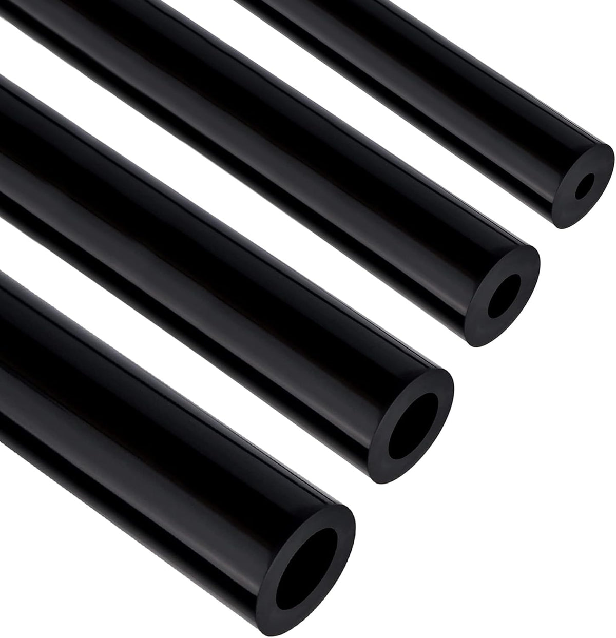 EVIL ENERGY 5/32 1/4 5/16 3/8 Silicone Vacuum Tubing Hose Line Kit 5FT 4PCS 130PSI Max Pressure (4mm 6mm 8mm 10mm)