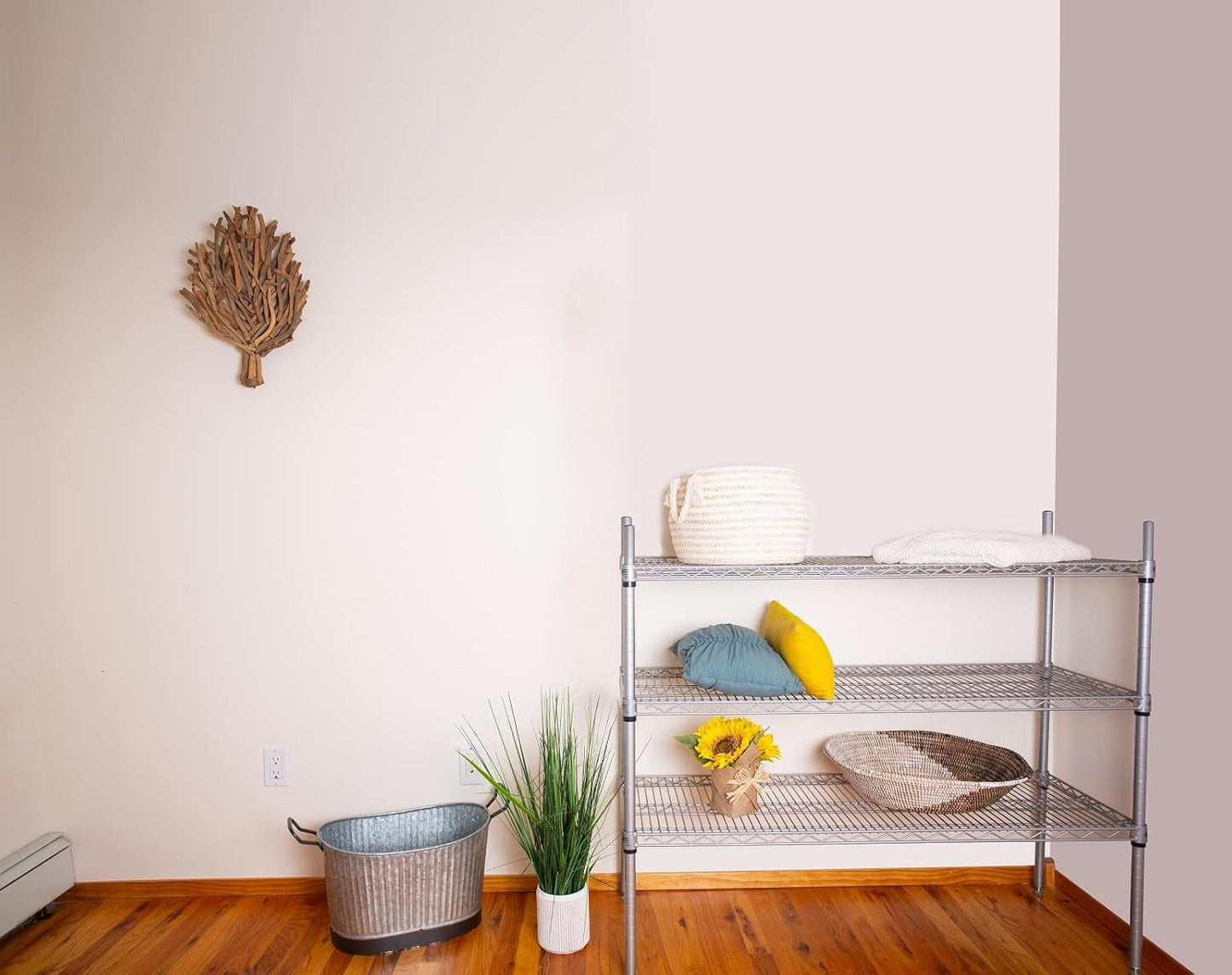 Omega 24" Deep x 24" Wide x 96" High 3 Tier Gray Starter Shelving Unit