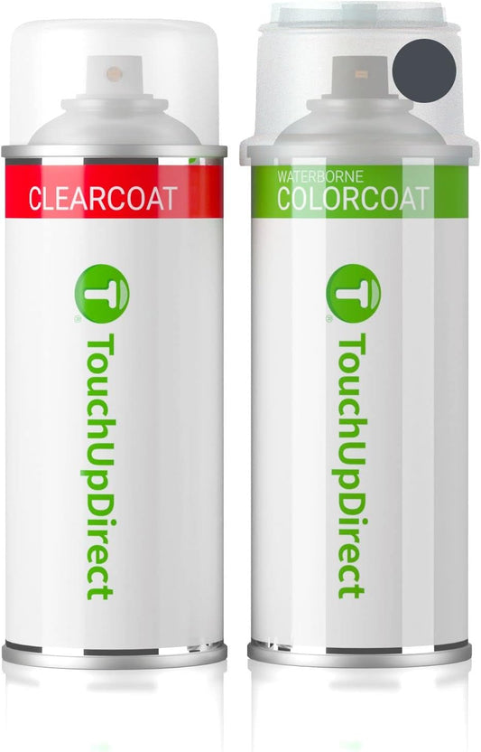 TouchUpDirect 1K9 Coastal Gray Metallic Compatible with Toyota Exact Match Touch Up Paint Aerosol - Essential Kit