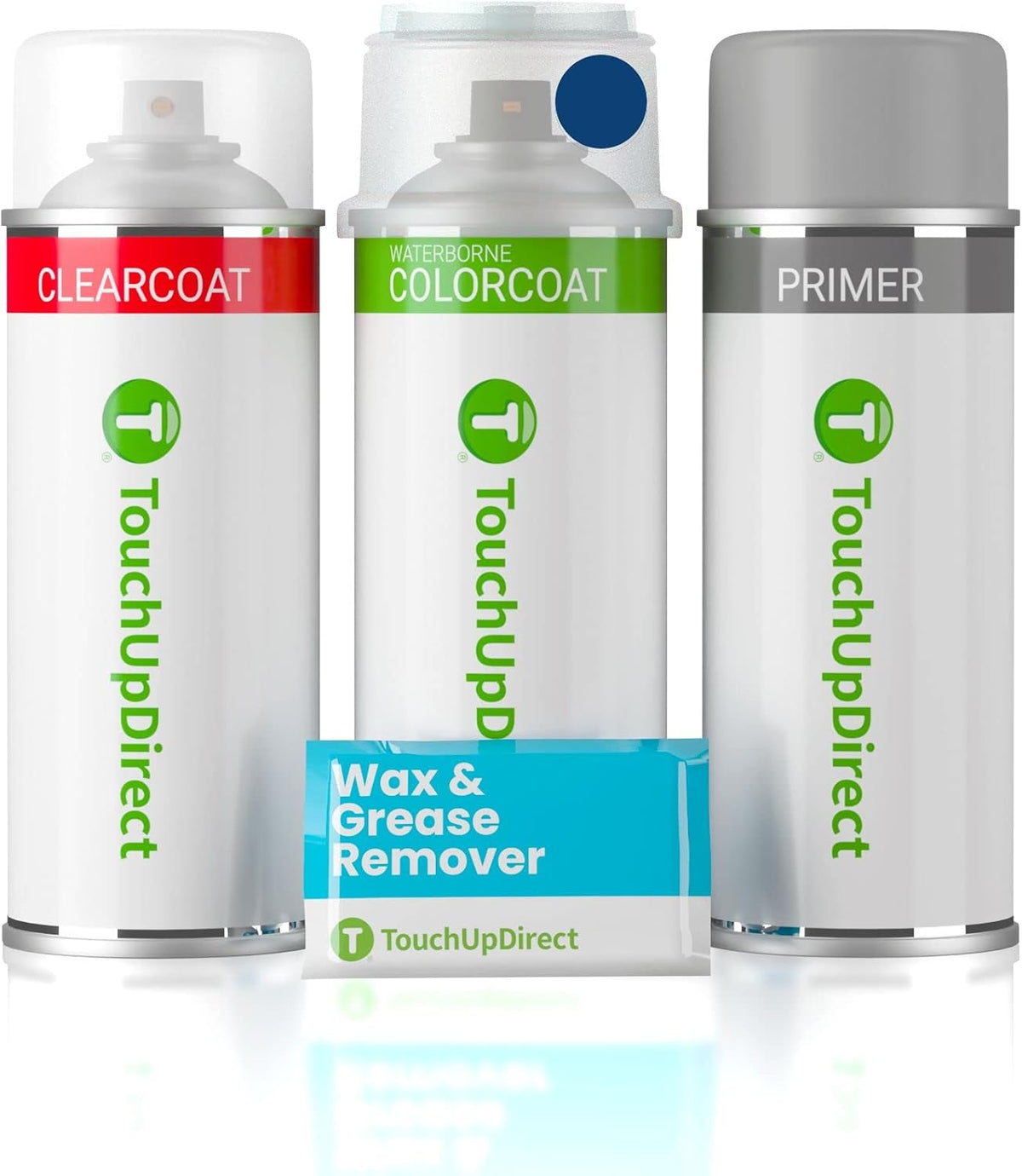 TouchUpDirect 8W6 Parisian Night Pearl Compatible with Toyota Exact Match Touch Up Paint Aerosol - Preferred Kit