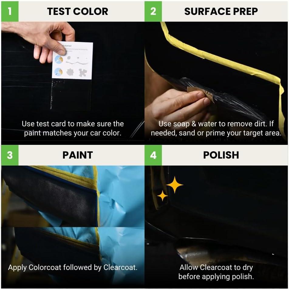 TouchUpDirect 4T8 Sandy Beach Metallic Compatible with Toyota Exact Match Touch Up Paint Aerosol - Platinum Kit