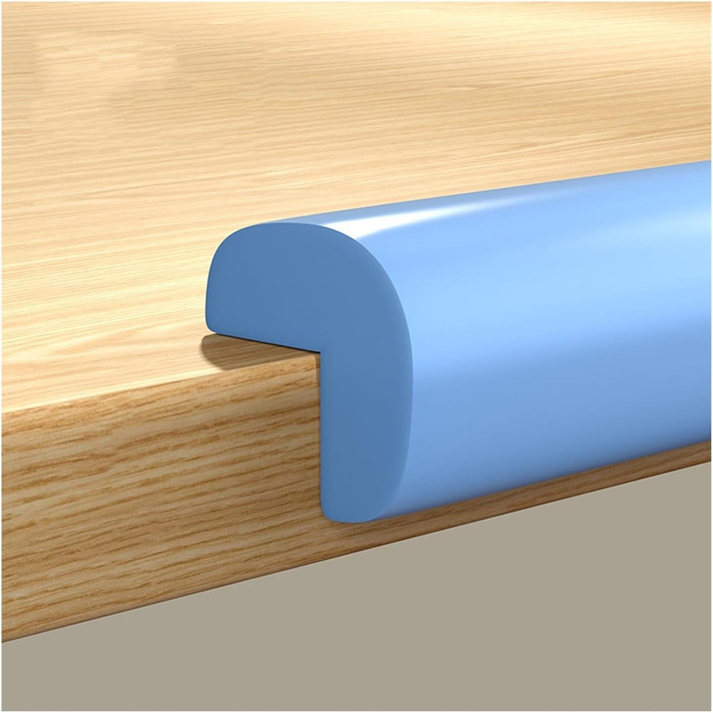XPLKQXE Sharp Edge Safety Corner Edge Foam Padding, Edge Guards Bumpers Adhesive, Edge Corner Protector Guards for Table Edges & Sharp Corners(Blue,2pcs)
