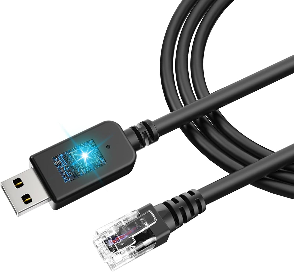 Radar Detector Power Cable, USB to RJ11 DC3.5 Cable,Replacement Radar Detectors Power Cable,for Escort Unide Radenso XP Beltronics Cob'r'a Whistler Radar Detector (RJ11-6.56FT)