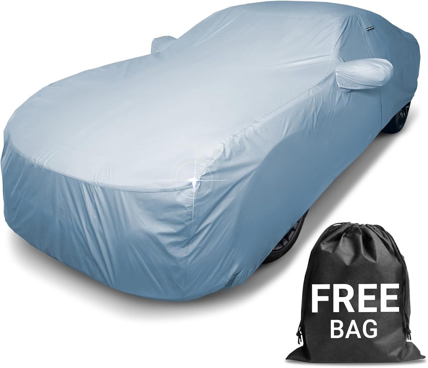 iCarCover Premium Car Cover for 1986-1991 Buick Skylark Heavy Duty Waterproof All-Weather Automobiles Custom Fit Indoor Outdoor UV Snow Protection Covers with Straps and Bag