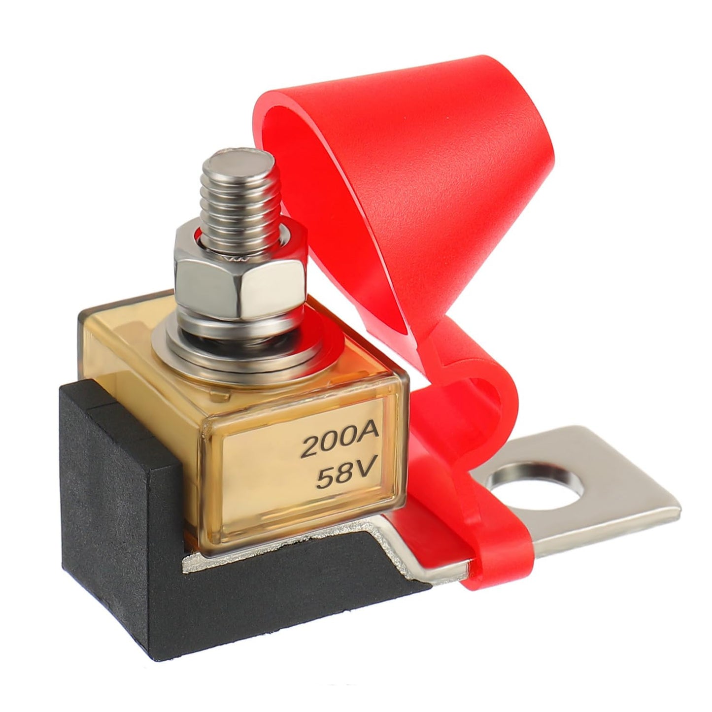 MRBF Terminal Fuse Block 200 AMP Marine Rated Battery Fuse 58V DC Max IP66 Waterproof Fuse Holder 200A
