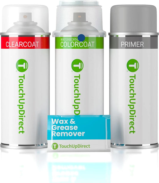 TouchUpDirect 8P4 Inigo Ink/Dark Blue Pearl for Toyota Exact Match Touch Up Paint Aerosol - Preferred Package