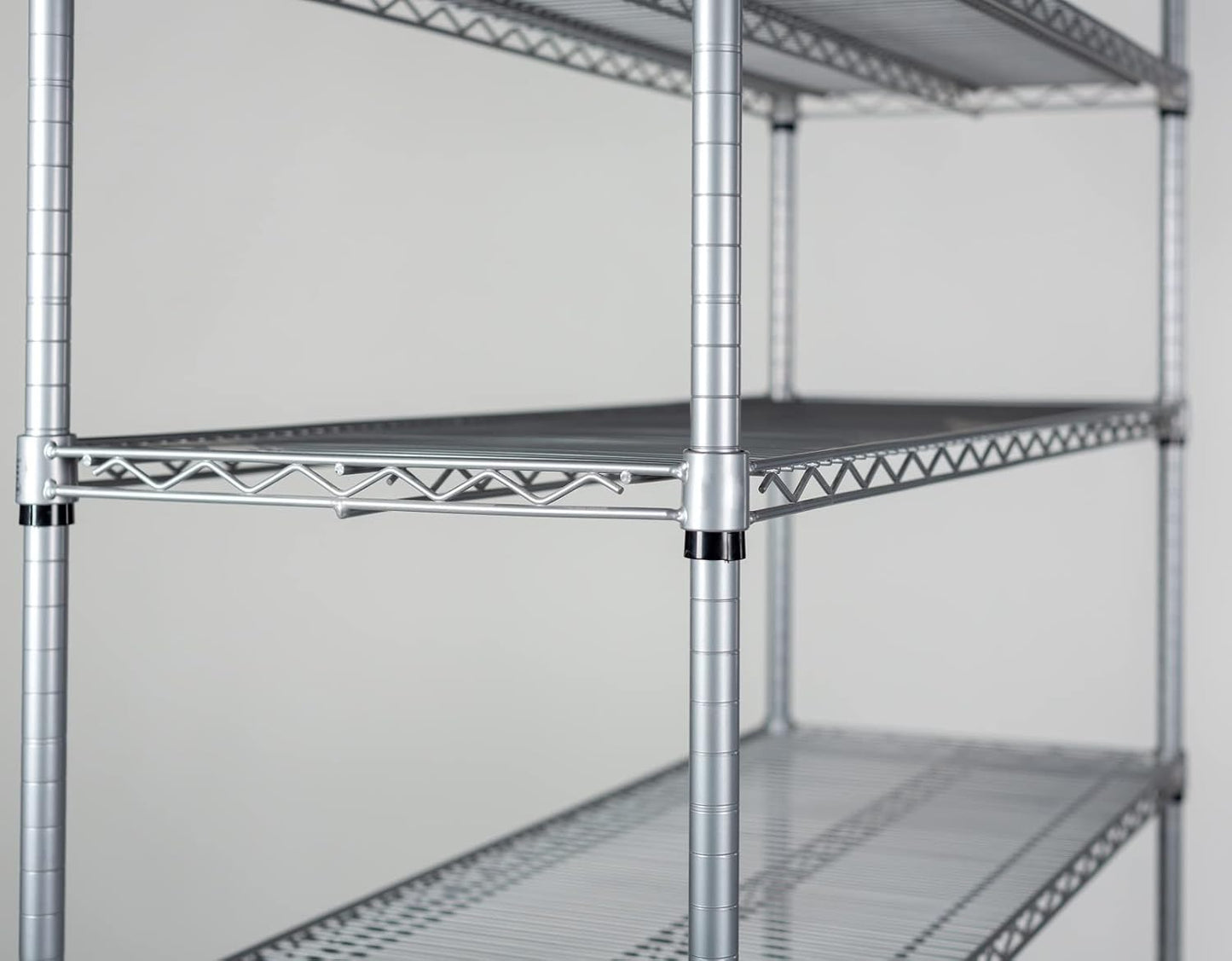 Omega 24" Deep x 48" Wide x 36" High 3 Tier Gray Starter Shelving Unit