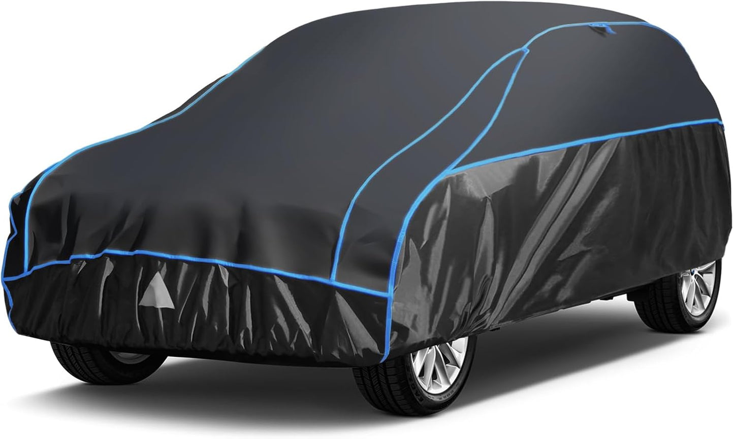 Hail Protector Car Cover for SUV, Anti Hail Car Covers Thick Multi-Layered EVA Outdoor, Hail Proof Car Cover All Weather, Hail Protection Padded Fit Honda CR-V, BMW X3 X4, Audi Q5, Etc