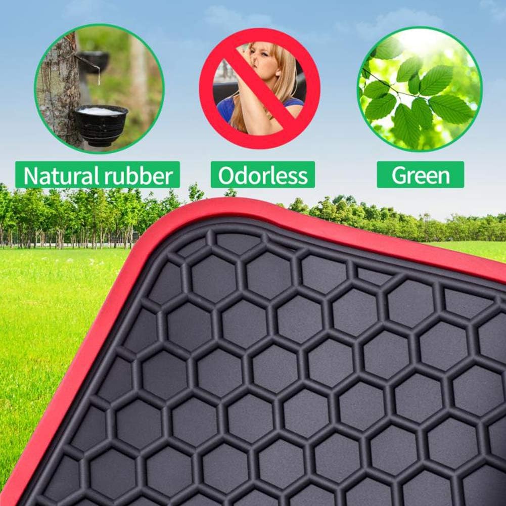Car Floor Mats Custom Fit for Kia Sportage 2023 2024 2025（Non Hybrid） Odorless Washable Heavy Duty Rubber (All Weather) Floor Liners Set Black