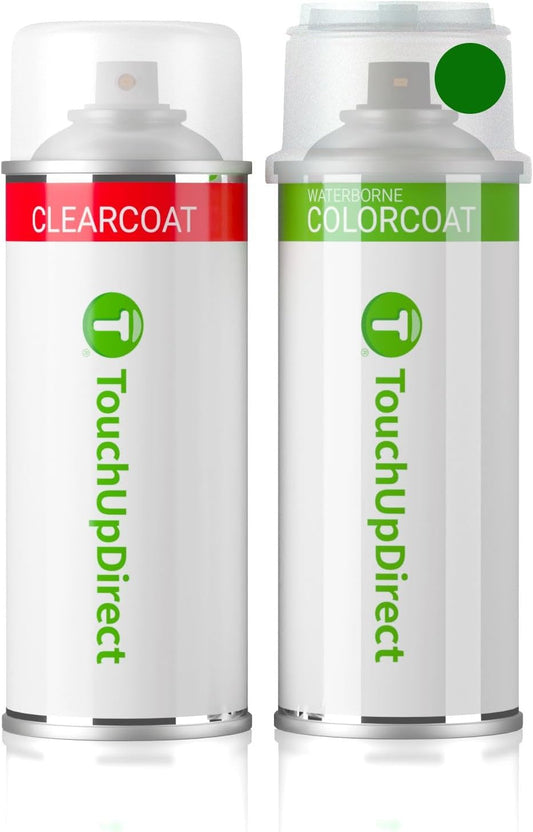 TouchUpDirect 6Q7 Imperial Jade Pearl Compatible with Toyota Exact Match Touch Up Paint Aerosol - Essential Kit