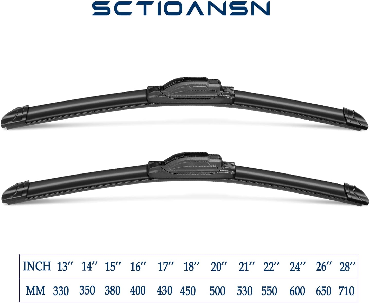 3Pcs Windshield Wiper Blades for Toyota RAV4 2013 2014 2015 2016 2017 2018, Original Equipment Automotive Replacement Windshield Wiper Blades for My Car- 26"/16"/10" (Pack of 3) J- HOOK