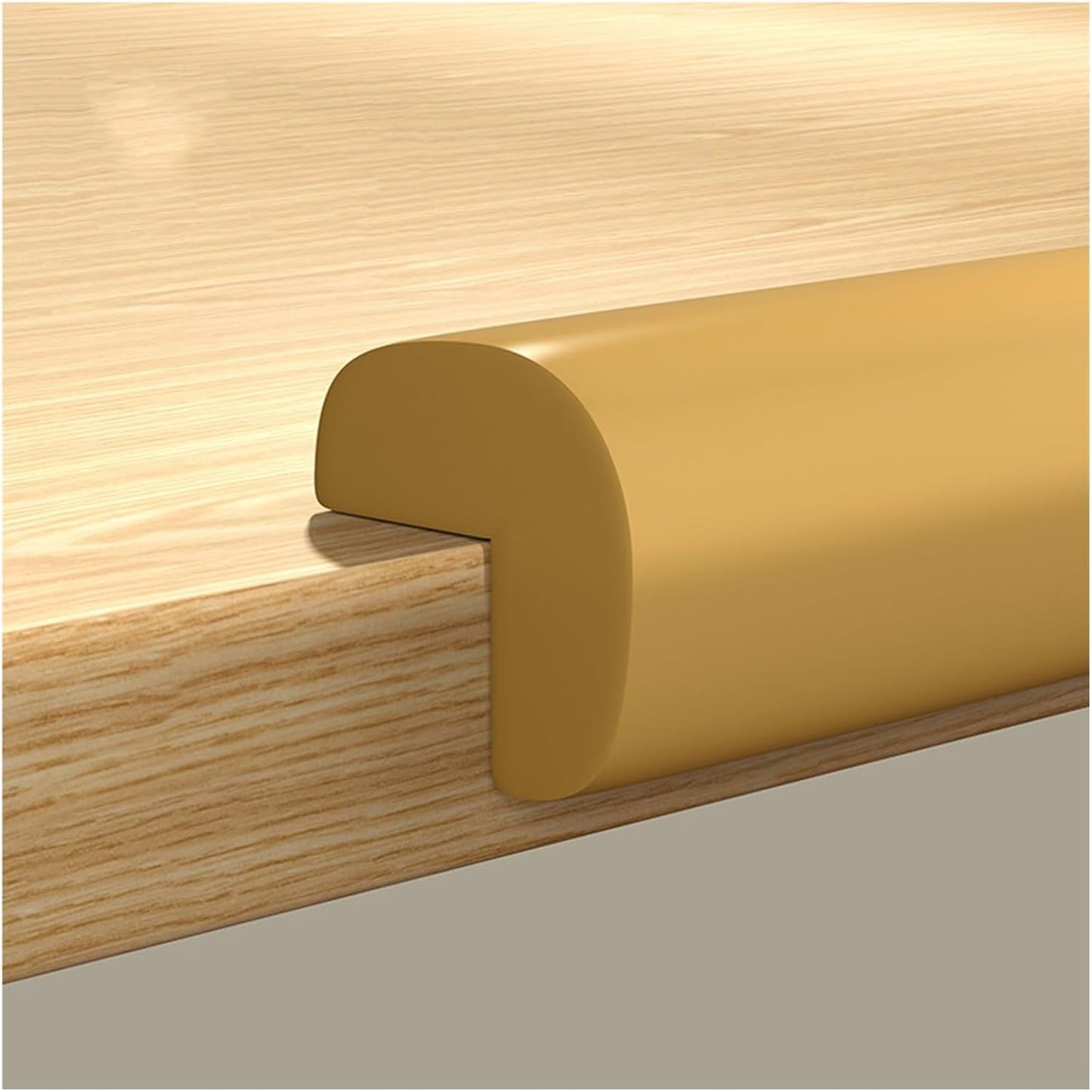 XPLKQXE Sharp Edge Safety Corner Edge Foam Padding, Edge Guards Bumpers Adhesive, Edge Corner Protector Guards for Table Edges & Sharp Corners(Woody,5pcs)