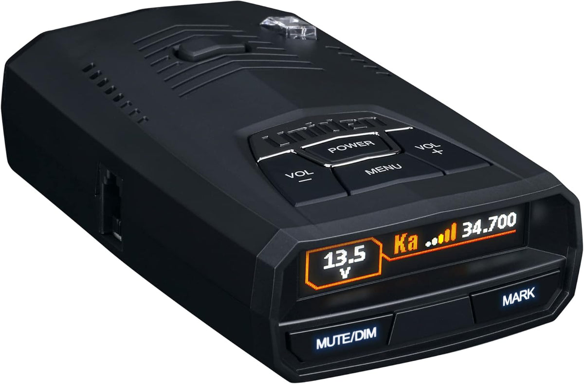 Bundle of Uniden R4w Extreme Long Range Laser/Radar Detector + Uniden Smart Hardwire Kit RDA-HDWKT with Mute Button and LED Alert.